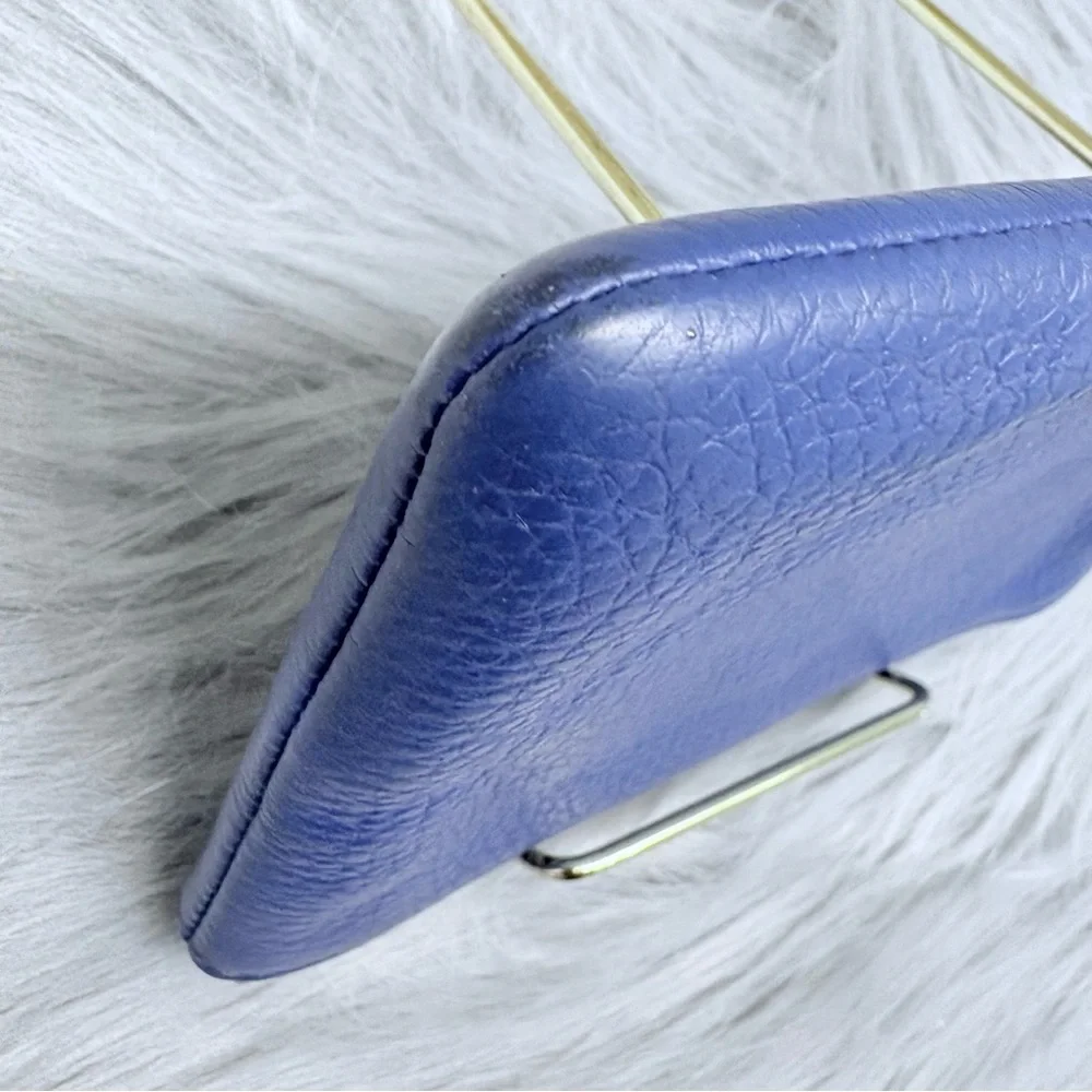 COACH Embossed Horse & Carriage L-Zip Wristlet - Picture 5 of 11